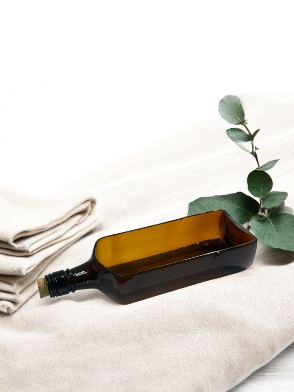 Ballentine Bottle Glass Platter