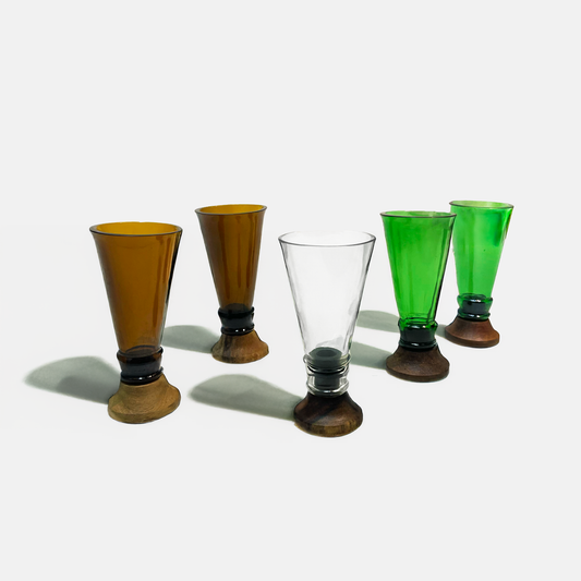 Amber Shot Glasses