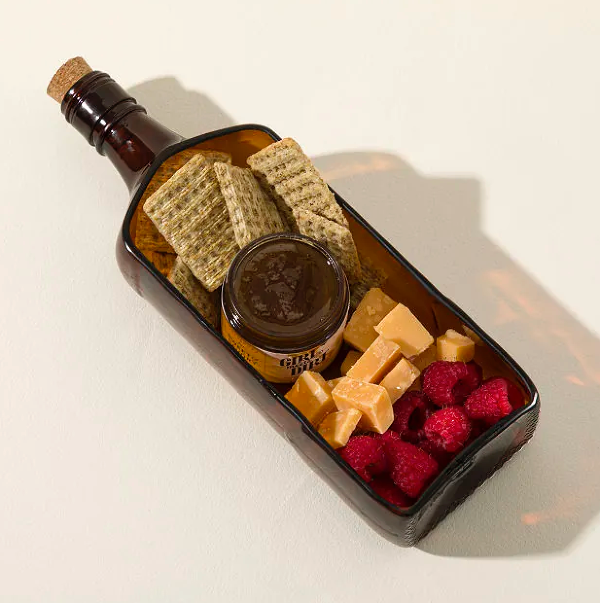 Ballentine Bottle Glass Platter