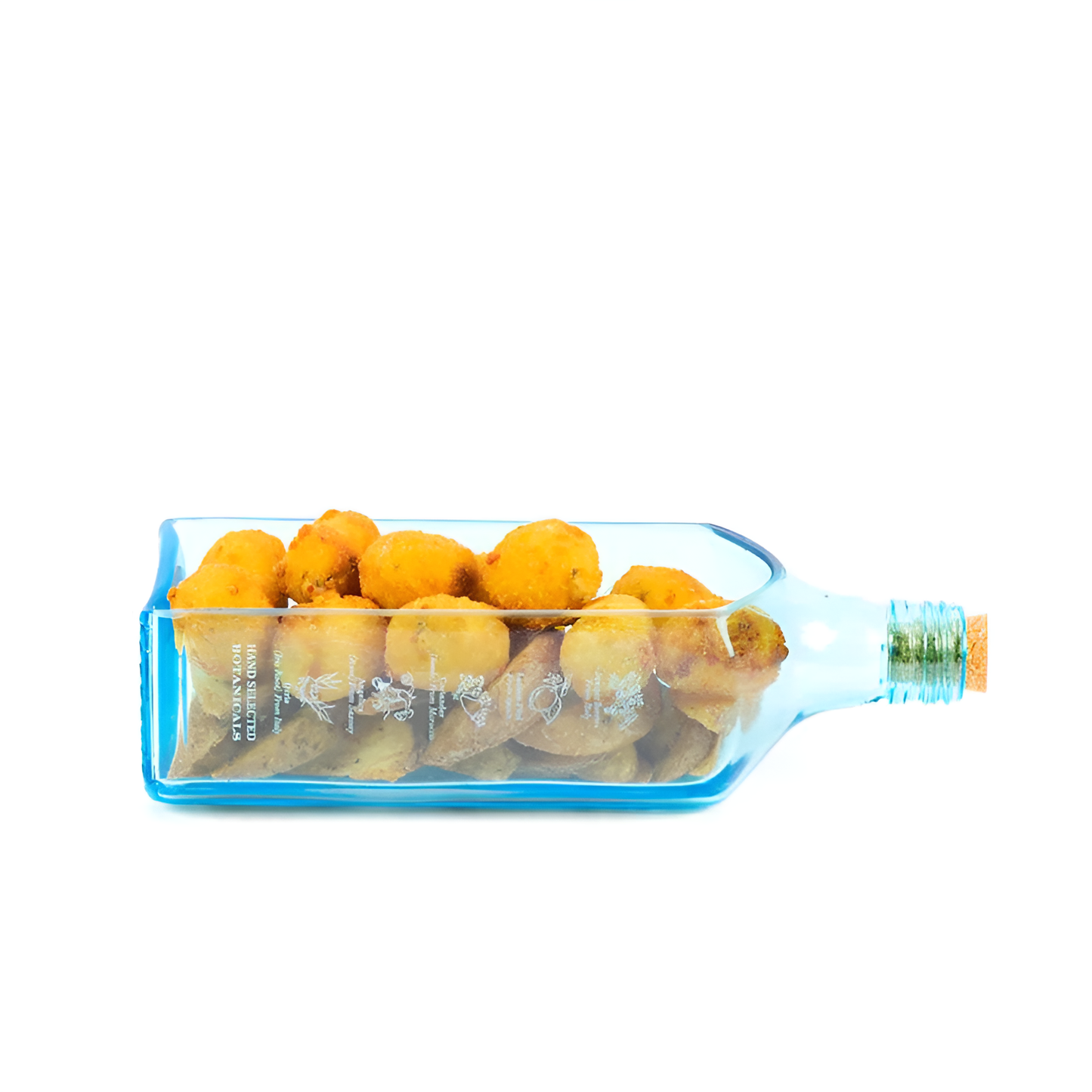 Bombay Sapphire Bottle Glass Platter
