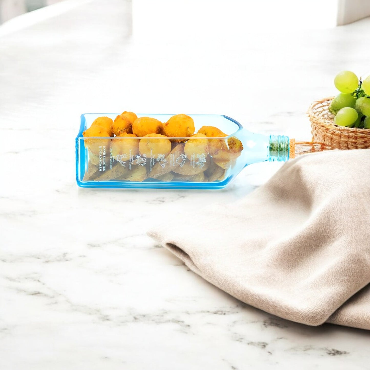 Bombay Sapphire Bottle Glass Platter