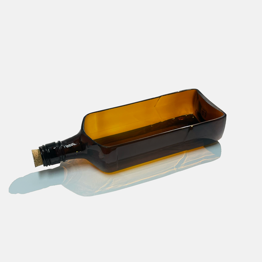 Ballentine Bottle Glass Platter