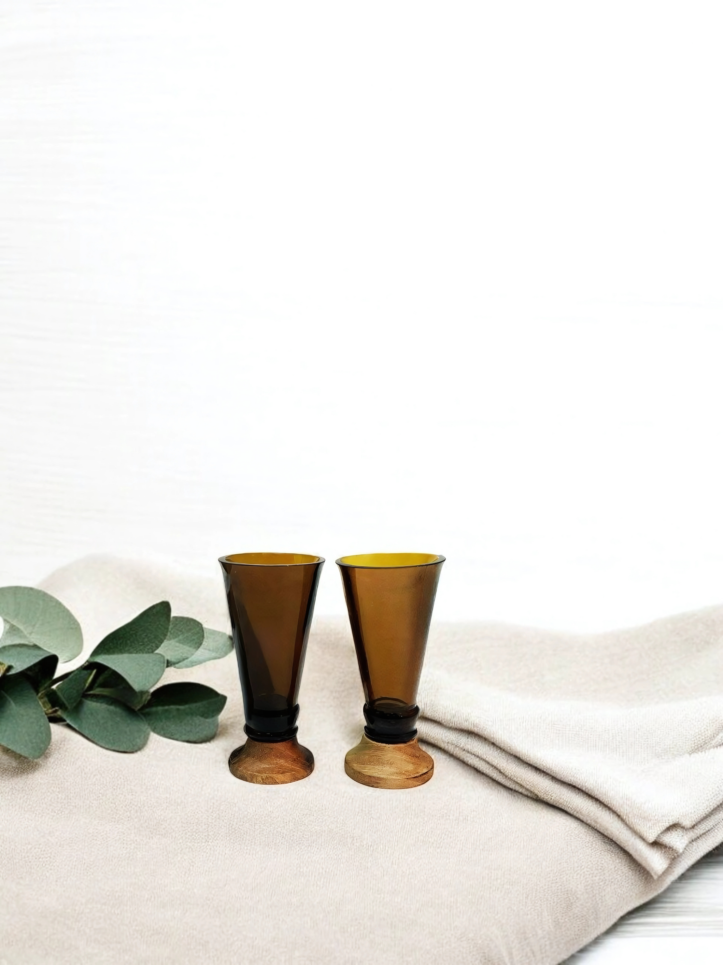 Amber Shot Glasses