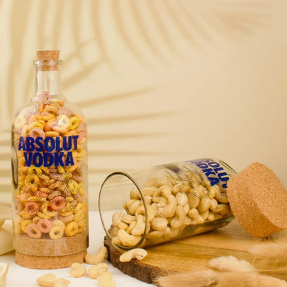 Absolute Vodka Jar Top Cut