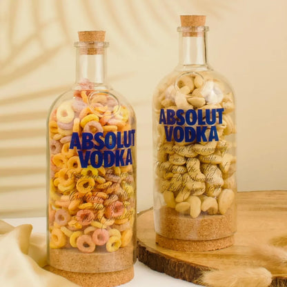 Absolute Vodka Jar Top Cut