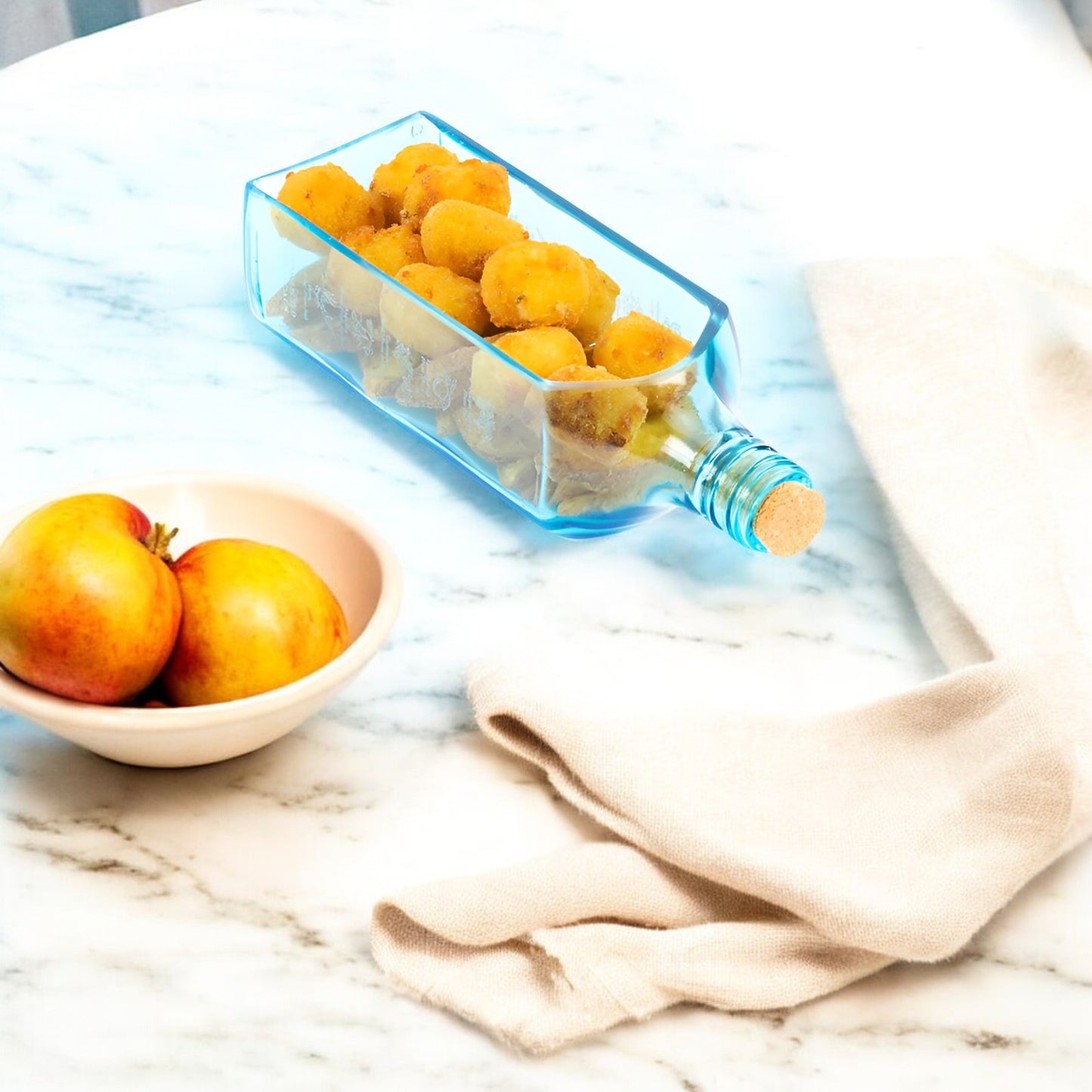 Bombay Sapphire Bottle Glass Platter