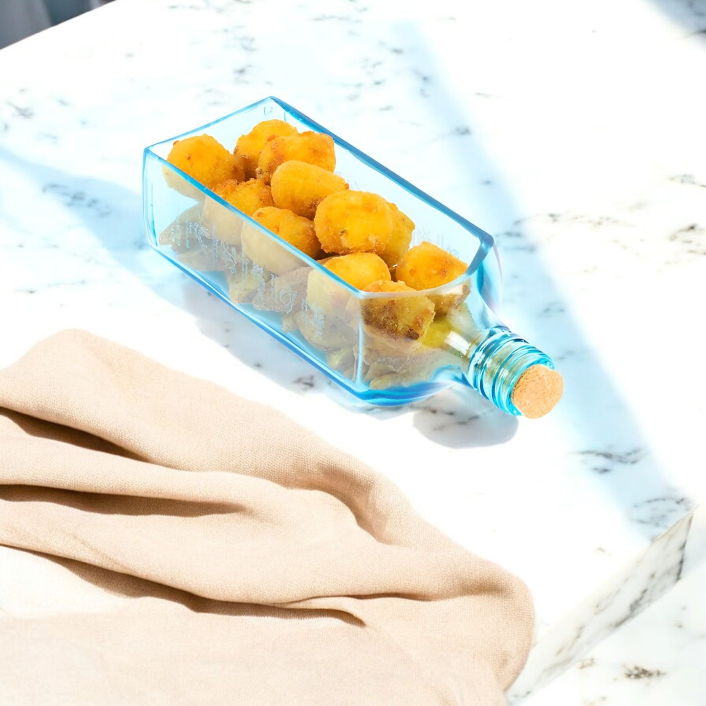 Bombay Sapphire Bottle Glass Platter