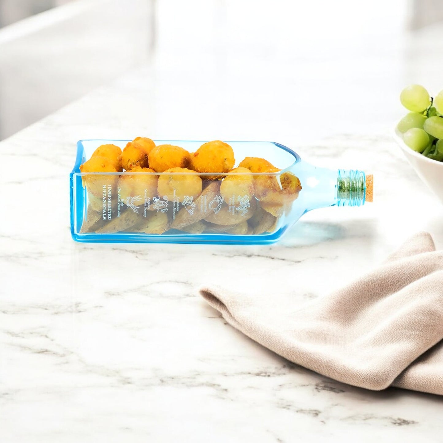 Bombay Sapphire Bottle Glass Platter
